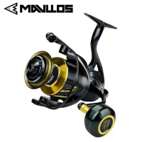 Mavllos Full Metal Max Drag 25KG Jigging Spinning Fishing Reel