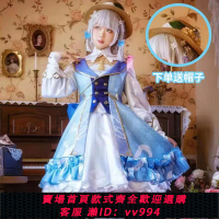 {公司貨 最低價}原神cos神里綾華花時來信cosplay少女公主動漫服裝綾華cos服裙子