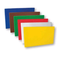 Scratch & Wear Resistant HDPE Color Cutting Chopping Board 40 x 30 x 2cm / Red Blue Yellow Green Bro