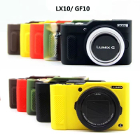 Soft Silicone Case Cover for Panasonic Lumix LX10 LX15 GF10 Protective Camera Body Skin Armor Rubber Colorful Protective Cases