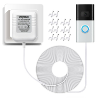 24V Doorbell Transformer AC Adapter for All Ring Video Doorbell Versions 18ft Long C Wire Power Supp