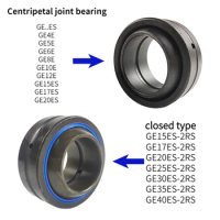 1/4/10pcs Radial spherical plain bearings GE4 5 6 8 10 12E GE15 17 20 25 30 35 40ES GE30ES-2RS Standard type sealed type joint