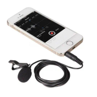 BOYA BY-LM10 Audio Video phone Record Lavalier Lapel Omnidirectional Condenser Microphone for iPad iPod iPhone Sumsung