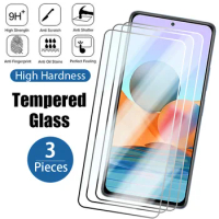 3PCS Tempered Glass for Redmi Note 10 12 11 9 8 7 Pro Plus 5G 11S 10S 9S 9T 8T Screen protector for Redmi 10C 10 9A 9C glass