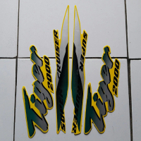 Stiker Motor Honda Tiger 2000 kuning