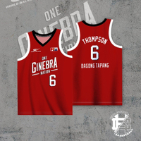 2023 newPBA Jersey ONE GINEBRA NATION BASKETBALL JERSEY Full Sublimation 3D Print Vest Summer Basket