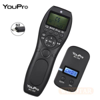 YouPro MC-292 S2 Wireless Shutter Timer Release Remote Control for Sony A9 A99II A7II A7R3 A7M3 A7 IV A6600 A6400 A6300 A6000