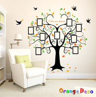 壁貼【橘果設計】相片樹 DIY組合壁貼 牆貼 壁紙 室內設計 裝潢 無痕壁貼 佈置