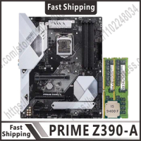 1151 motherboard kit PRIME Z390-A+i5 9400f CPU+2xDDR4 8g Intel Z390 motherboard 2 × M. 2 PCI-E 3.0 HDMI USB3.1 ATX