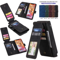 Leather Wallet Card Case for Samsung Galaxy S8 S9 S10 S20 S21 S22 S23 Note 10 20 Plus Ultra Flip Cover Coque Bags A12 A32 A52 5G