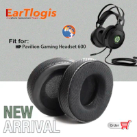 EarTlogis New Arrival Replacement Ear Pads for Pavilion Gaming Headset 600 by HP Headset Earmuff Cover Cushions Earpads