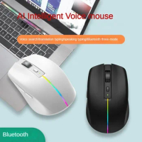 M95 AI Intelligent Voice Mouse 2.4G Bluetooth Dual-mode Speaking Typing Translation Mouse Supports More Than 120 Languages