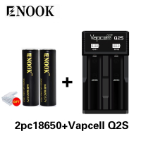 1Pair Enook lithium battery 18650 3600mAh 35A 3.7v 100 Legit 45G+