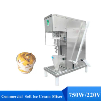 Commercial Stainless Steel Ice Cream Mixer Machine for Sale Fruit Yogurt Gelato Blender Maker