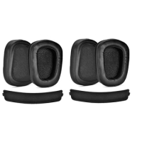 3Pair Foam Ear Pads Cushion Leather Earpad For Logitech G933 G935 G633 / G 933 G 935 G 633 Artemis Headphones