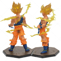 16cm Son Goku Super Saiyan Figure Anime Dragon Ball Goku Action Figure Model Gifts Collectible Figurines for Kids Statue