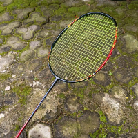 Raket Badminton CH Astrox 99 Pro Merah Tension 28Lbs - Siap Pakai dengan Bonus Tas dan Grip - Olahra