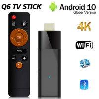Q6 Mini Smart TV Stick Android TV 10 Allwinner H313 Dual Wifi 4K HDR10 2GB 16GB Smart TV Box 1GB 8GB Media Player Set Top Box