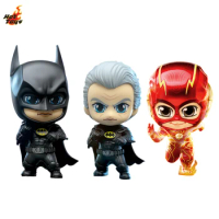 In Stock Original HotToys COSB1016/1058 Flash Batman Cosbaby Mini-doll Decoration Movie Peripheral Model Collection Toy Gift