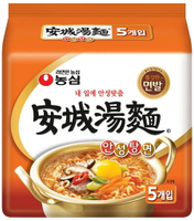 《 Chara 微百貨 》韓國 農心 安城 湯麵  經典 原味  露營 特價 安城湯麵 團購 批發