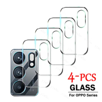 4Pcs Tempered Glass for Oppo Reno6 Z 5G Phone Premium Camera Screen Protector Reno 6 5 4 Pro Plus Z Protection Camera Glass