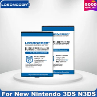 LOSONCOER Battery For Nintendo NEW 2DS XL KTR-003 CTR-003 For New Nintendo N3DS 3DS LL NEW 3DS XL