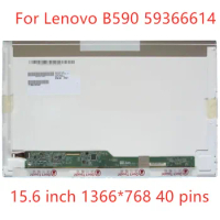 For Lenovo B590 59366614 15.6" Laptop LCD Screen Matrix LED Display panel replacement 40 pin 1366*768