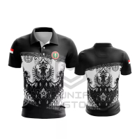 Kaos Baju Jersey Polo Guru Motif Batik PGRI Fullprint