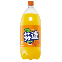 【Fanta 芬達】橘子汽水 寶特瓶2000mlx2箱(共12入)