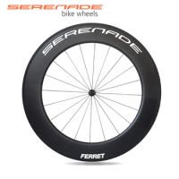 88mm carbon clincher wheelset U shape rims 25mm wide with straight pull hubs