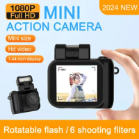 Mini Camera Digital Portable Video Recorder Spy Surveillance Hidden Battery Vlogging Camera with SIM Card WIFI Camera Glasses 4K
