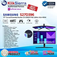 Samsung LS27D396GAEXXD Essential Monitor Curve 27-Inch S3 S39GD FHD 100Hz HDMI Unit only