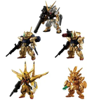 Bandai FW GUNDAM CONVERGE GOLD EDITION MSR-100 HYAKUSHIKI-KAI Action Figure Assembly Model Toys Collectible Gifts For Children