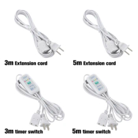 3-5m Power Supply Cord On Off Switch Extension Remote Control Timing Switch Power Supply Cord On Home Appliance Extension Cable