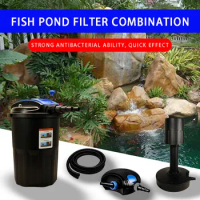 Landscape pool Fish pond filter water circulation system koi pond outdoor large external pool purification filter bucket