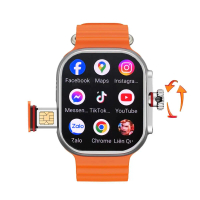 Đồng hồ thông minh S10 Ultra 5g Ram 4GB/64GB lắp sim nghe gọi, màn hình Super Amoled, tải mọi game, 