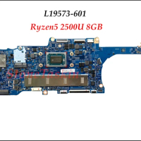 High quality L19573-601 for HP X360 13-AG 13Z-AG Laptop Motherboard Ryzen5 2500U 8GB 17885-2 448.0EC05.0021 100% Tested