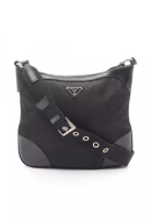 Prada Pre-Loved Prada Shoulder bag Nylon leather black