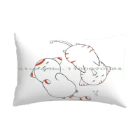 Red And White Tabby Japanese Gemini Cat , Kitten Pillow Case 20x30 50*75 Sofa Bedroom G Dragon Gdragon Kwon Ji Yong Kwon Jiyong