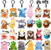 CAMIRUS 24PacksStuffed Animals Plush Cute Small Tiny Stuffed Animal Plush Toys for Kids Valentines E