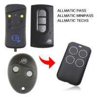 Allmatic MINIPASS TECH3 Remote Control 433MHz Gate Remote Control PASS Garage Door Remote Control