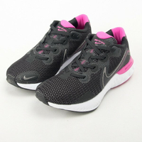 NIKE  RENEW RUN 女慢跑鞋-黑/紫 CK6360-004  現貨