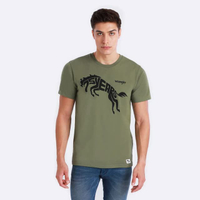 เสื้อยืดแขนสั้นผู้ชาย  รุ่น WR W271R104 สีเขียว