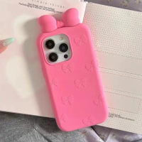 Cute Bow Case For IP11 Series Until IP17 Series