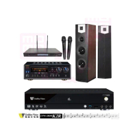 【金嗓】CPX-900 K2R+DSP-A1II+SR-889PRO+SUGAR SK-600V(4TB點歌機+擴大機+無線麥克風+喇叭)
