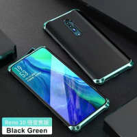 Shockproof Metal Armor Case For Oppo Reno X10 Zoom Case Luxury Aluminum Frame Matte PC Cover Funda For Oppo Reno 10X Zoom Fundas