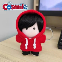 Cosmile Jay Chou Star 10cm Plush Doll Toy Clothes Outfit Cute Cosplay Props Gift C