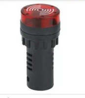 4pcs 22mm flashing alarm buzzer AD16-22SM indicator light LED luminous belt called 24V 220V no switch
