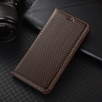 Business Genuine Leather Magnetic Flip Cover For Samsung Galaxy A11 A12 A21S A31 A41 A51 A71 A81 A91 Clas Case Luxury Wallet