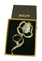Ballin Bros Wanita Dima Brooch Gold - 6cm